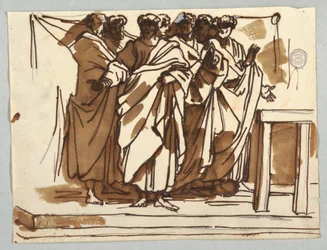 Apostlar efter Rafaels "Ananias död"