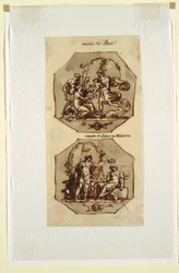 Bacchus födelse; Bankett av Bacchus och Ariadne