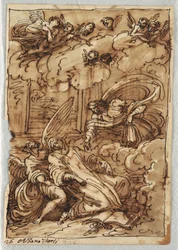 Ecstasy of St. Theresa efter Circle of Francesco Albani