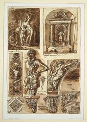 Studieblad efter Bolognesiska monument