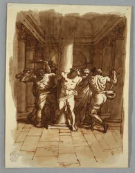 Skissboksida: Kristi flagellation