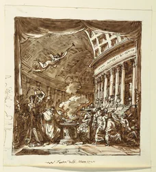 Scenografi: Gardin, The Workshop of Apollo