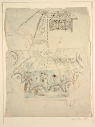 Studie för Apollorummet, Palazzo Milzetti, Faenza
