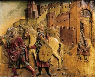 Boabdil sista muslimska kungen lämnade Granada 1492 efter att ha överlämnat nycklar till staden