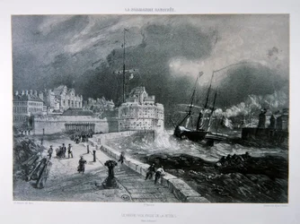 The Jetty at Le Havre, från 1:a volymen av 