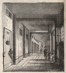 Paris - Petite Roquette fängelse (fängelse för kvinnor och ungdomar) -