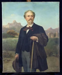 Porträtt av Frederic Mistral (1830-1914) 1885