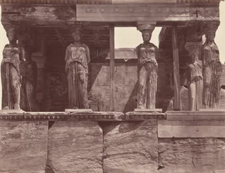 Karyatiderna vid Erechtheiontemplet - Aten