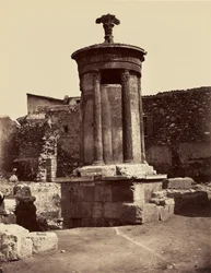 Diogenes lykta. Lysikrates choregiska monument - Aten