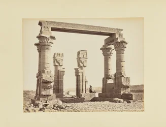Nubien. Templet i Kerdasêh, Egypten