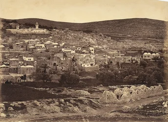Panoramautsikt över Nasaret, Israel