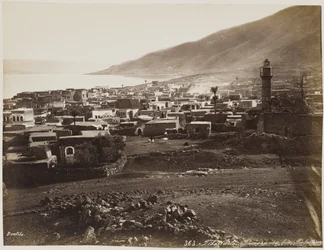 Tiberias, panorama Det heliga landet nr 363