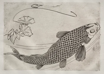 Middagsservering (Rousseau-servering): Stor fisk i japansk stil (nr 19)