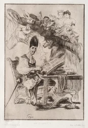 Don Quichote, efter Goya