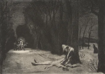 Matamores död Kapten Fracasse, 1864.
