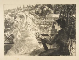 The Terrace of Villa Brancas, 1876.