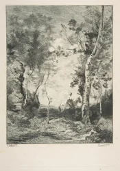 Den vita hästen, 1858.