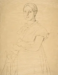 Madame Granger, efter Ingres, 1867.