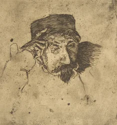 Skiss av Joseph Guichard, 1853.