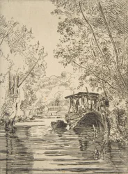 Färgarens båt Bas-Meudon, ca. 1868.