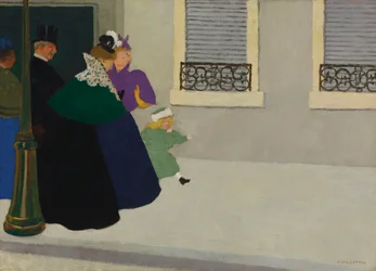Ut på promenad, c. 1895.
