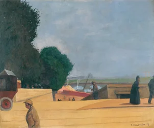 Inträde till Pont de l"Alma, 1913
