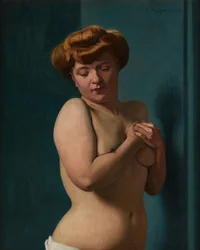 Naken kvinna, 1907