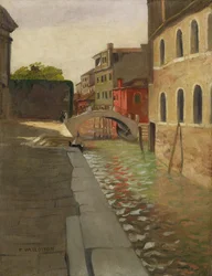 Rio della Salute, Venedig, ca 1902