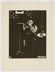 Kornetten, från serien "Musikinstrument", 1896-97