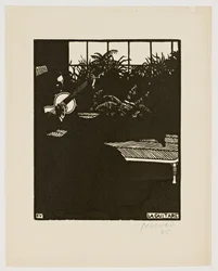 Gitarren, från serien "Musikinstrument", V, 1897