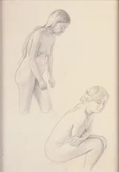 Två nakenbilder