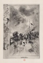 En brygga i England, 1879.