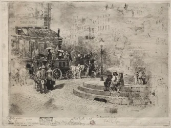 Place Pigalle 1878, 1878.