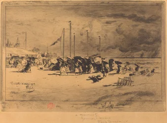 Un Grain à Trouville Squall i Trouville, 18741875.