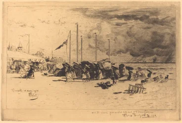 Un Grain à Trouville Squall i Trouville, 18741875.