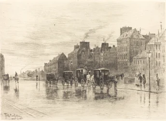 Vintermorgon på Quai de l