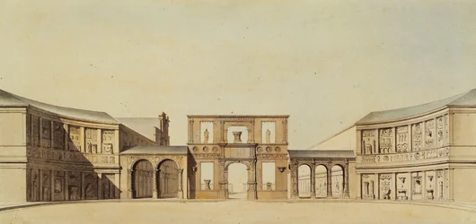 Innergården till Ecole des Beaux-Arts, Paris,