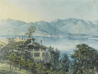 Cadenabbia, Comosjön, 1837