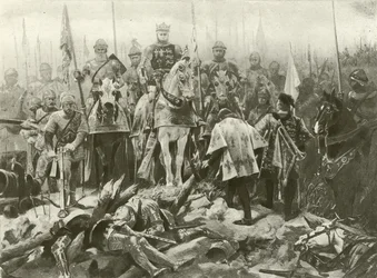 Kung Henrik V. Akt IV, scen VII (gravyr)