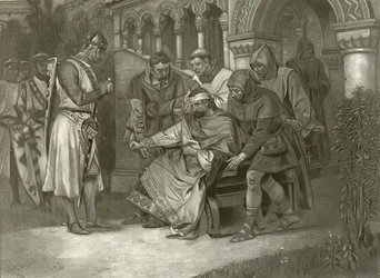 Kung Johannes. Akt V, scen VII (gravyr)