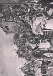 Framifrån, illustration från Hindenburg publicerad av Daterlandischer Derlag C U Weller Berlin
