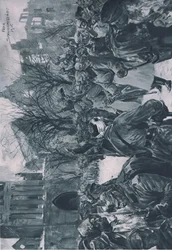 The Emperor in Luck (14 februari 1915), illustration från Hindenburg publicerad av Daterlandischer Derlag C U Weller Berlin