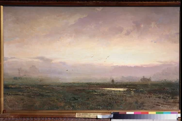 Matin (morgon) - Peinture de Fyodor Vasilyev (Feodor Alexandrovich, Fiodor Alexandrovitch Vassiliev (1850-1873), huile sur toile
