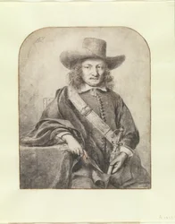 Porträtt av en officer från Gouda