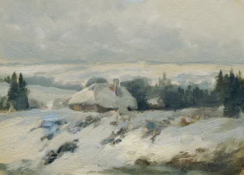 Bohemian-Moravian Highlands (från portföljen "16 vyer av tjeckiska landskap 
