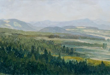 Bohemian Uplands (från portföljen "16 Views of Czech Landscapes 