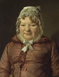 Porträtt av kapten von Stierle-Holzmeisters mor, omkring 1819