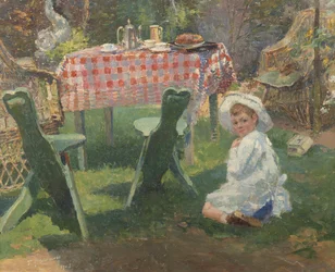I trädgården