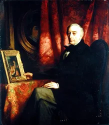Porträtt av konstsamlaren Nicolaus Hudtwalcker, 1852