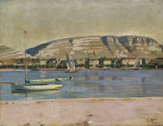 Genèves hamn och Saleve, 1878